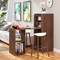 Costway Extendable Computer Desk Reversible Home Office Desk Study Writing Desk Natural/Brown